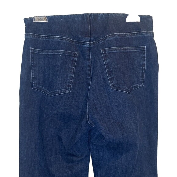 Soft Surroundings Jeans Womens Blue Pull On Boot Cut Denim Jeans Stretch Sz S - Picture 4 of 10